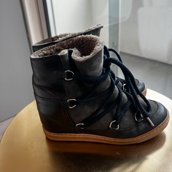 Isabel Marant NOWLES SNOW BOOTS size EUR 38 US 8 - Picture 5 of 14